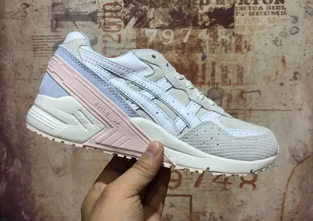 Оригинальный ASICS 2017 Для женщин active Подушки бег с низким верхом Ретро Спорт Обувь
