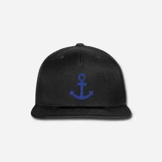 

anchor Customized Embroidery sailing Sailor Ocean Sea Racing Tour Travel Navy Shipping Pacific Unisex Adjustable Snapback Cap