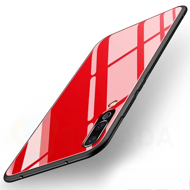 Beira Tempered Glass Case for Huawei P20 Pro Luxury Hybrid Back Cover Shockproof Sleeve Soft Frame Hard Housing For P 20 |