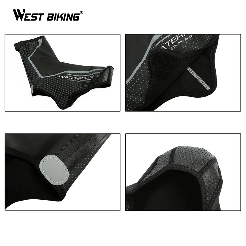 WEST BIKING водонепроницаемый чехол для велосипедной обуви светоотражающий Ciclismo