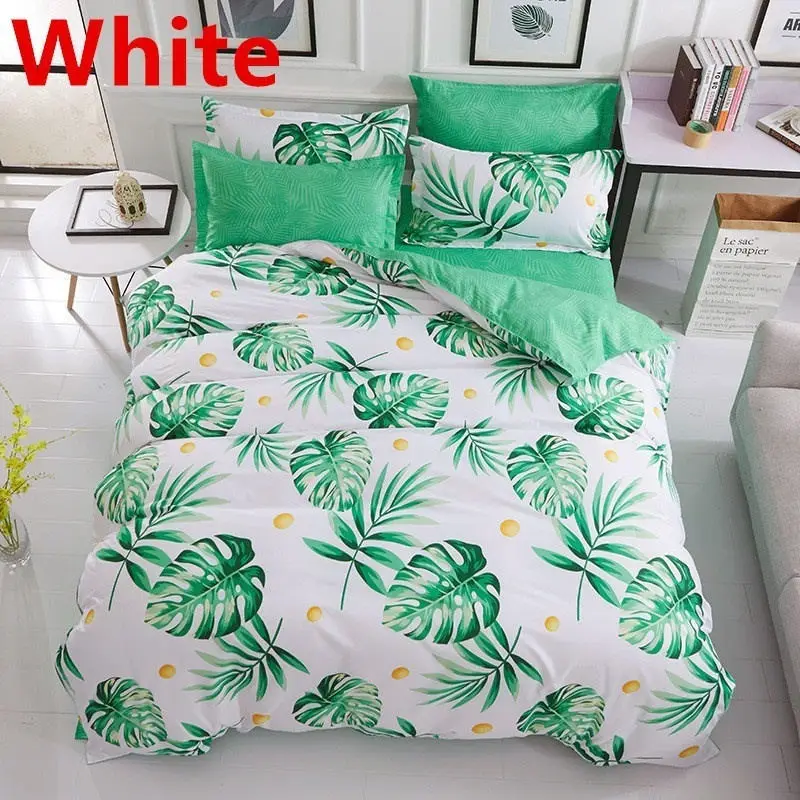 Bedding Sets King Size Duvet Cover Set Spring Leaf Bedding Hotel