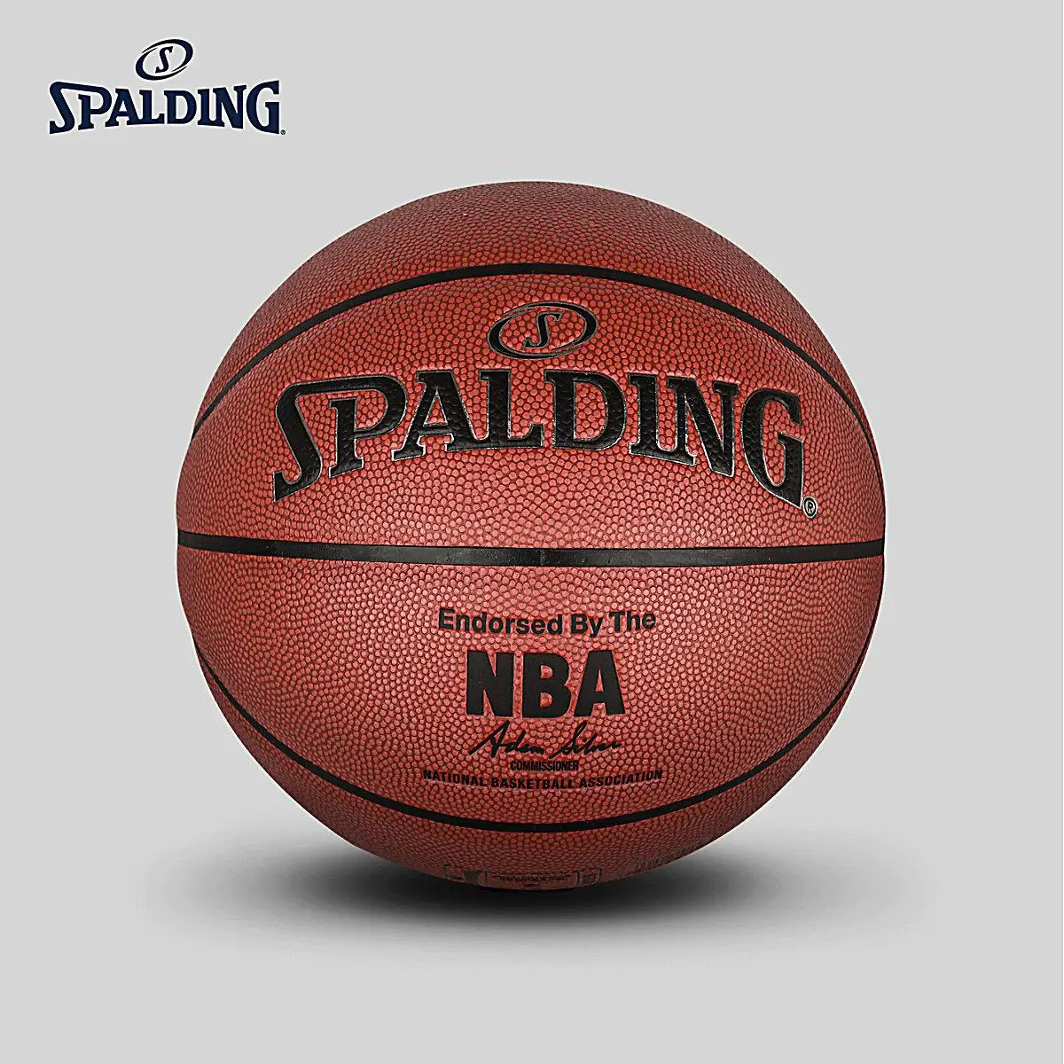 SPALDING NBA PLATINUM LEGEND серии ZK Кожа PU материал Крытый Баскетбол Обучение мужской матч мяч 76-017Y