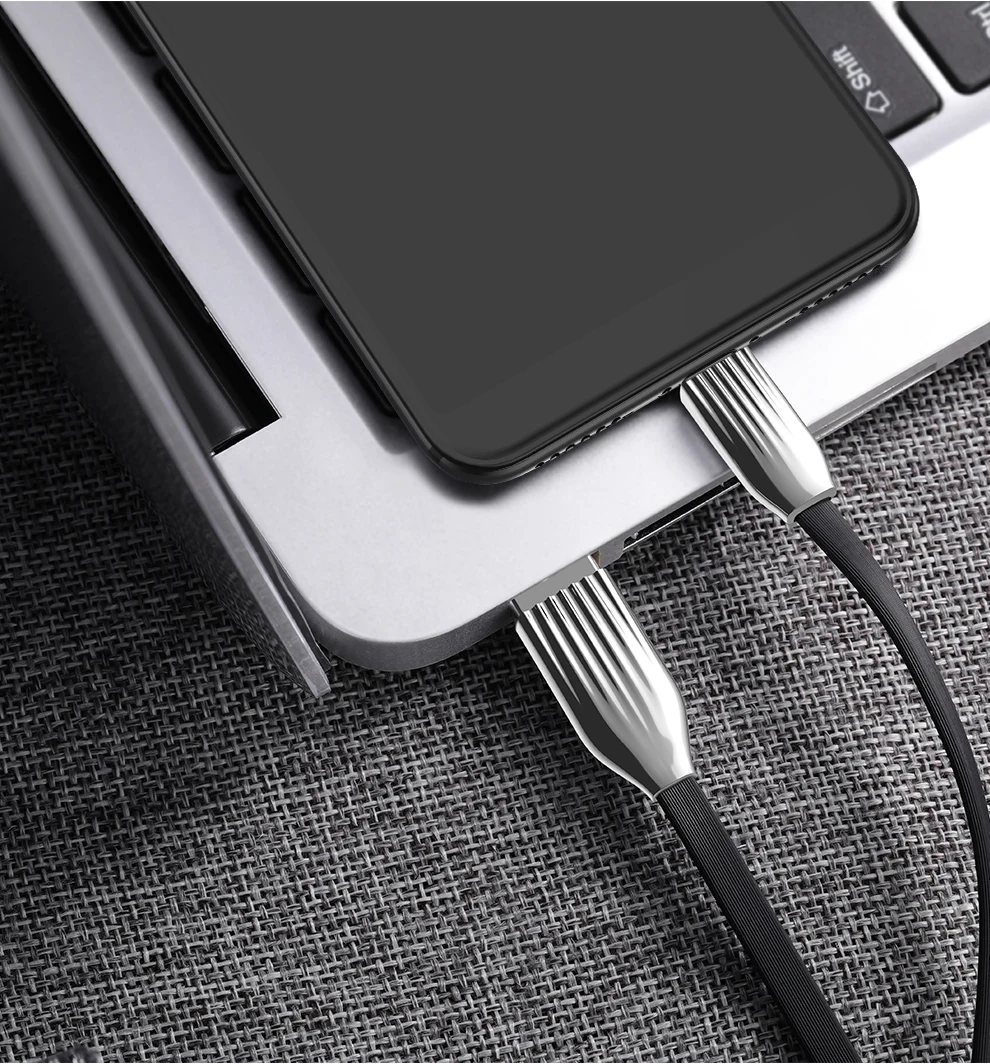 Cafele usb type-C кабель для Xiaomi 8 huawei P20 samsung Galaxy S9 зарядный кабель USB C разъем из цинкового сплава type C 120 см