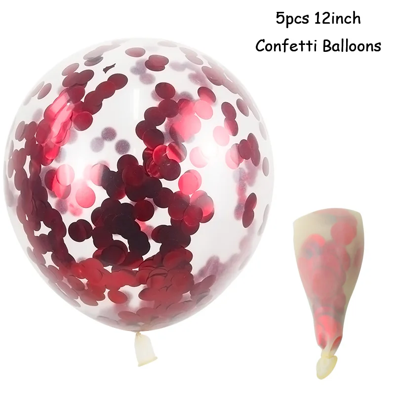 1 комплект воздушные шары колонна-подставка стенд Арка день рождения конфетти для вечеринки воздушные шары с держатели Свадебные украшения держатель для шарика - Цвет: 5pcs balloon
