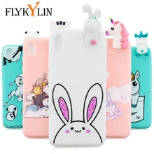 Чехол FLYKYLIN Rabbit Unicorn Для Xiaomi Redmi 7 7A 6 Pro 6A 5 5A 4A 4X K20 задняя крышка на Note 7 Мягкий силиконовый чехол из ТПУ для 3D игрушек
