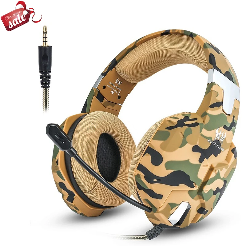 Jeecoo G1500 Stereo Gaming Headphones with Microphone for PS4 Xbox one Computer Laptop and Mobile phone-Camouflag | Электроника