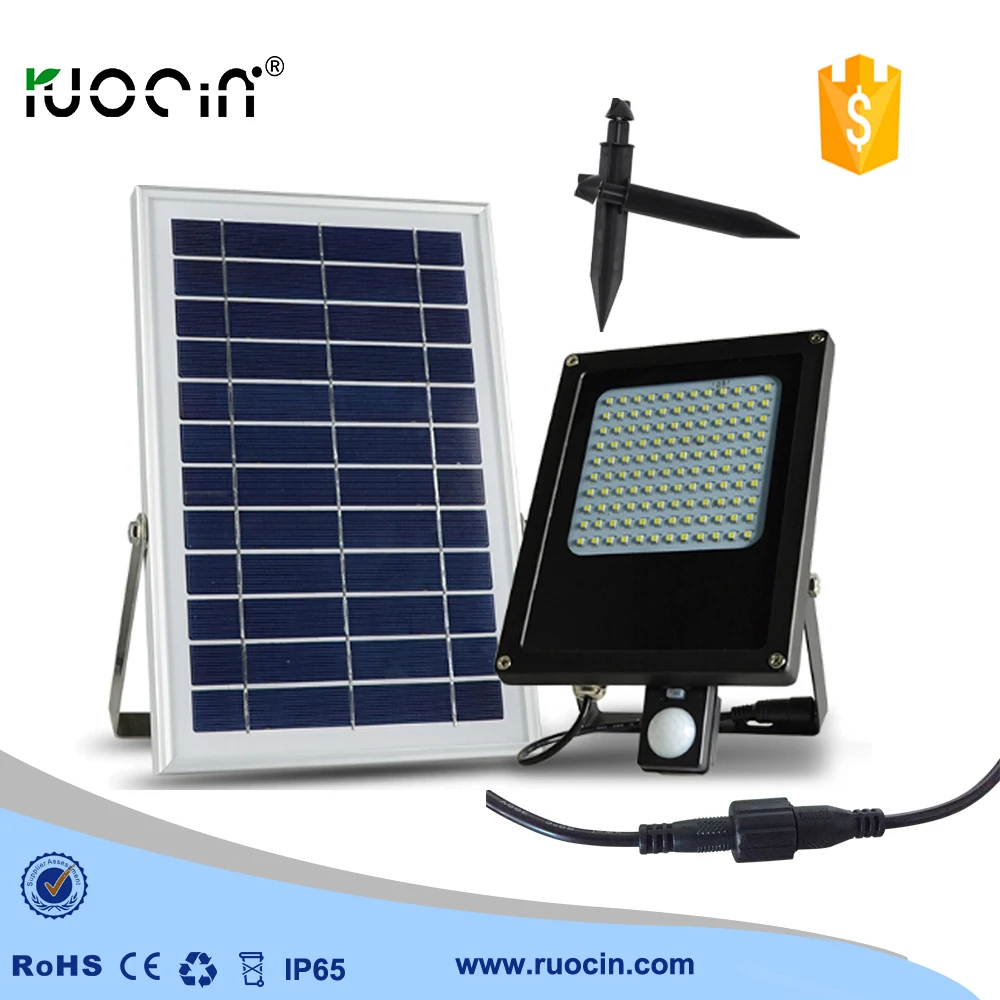 

ruocin New style Solar lamps 120pcs LED motion sensor Garden light Outdoor Solar Powered light floodlight LED light