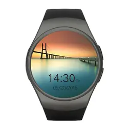 Heart Rate мониторы KW18 часы Смарт Bluetooth 4,0 Smartwatch MTK2502C Siri и жест управление для iOS телефонов Android