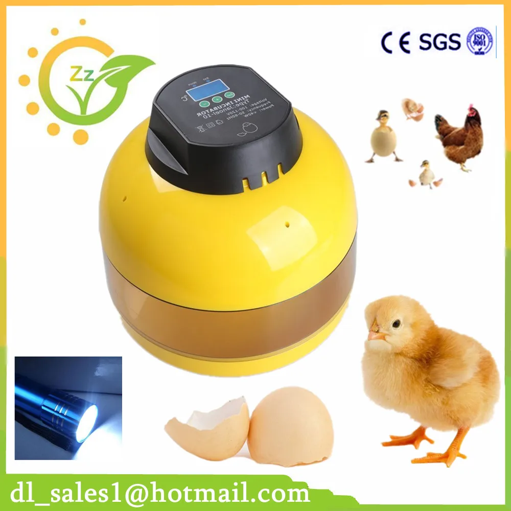Fully New manual Digital 10 Eggs Incubator For Hatching Duck Incubator