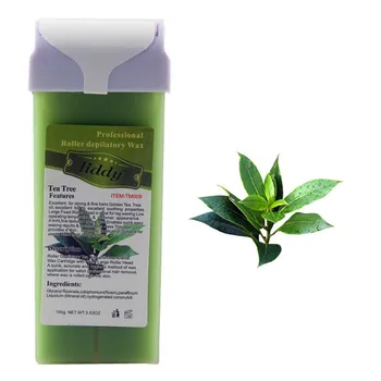 

2017 A# Tea Tree Roll On Hot Depilatory Wax Cartridge Heater Waxing Hair Removal