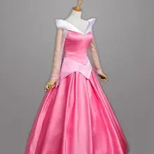 Сказочные Костюмы Гримм Спящая красавица, платье принцессы, женские вечерние костюмы, розовое платье, XXS-XXL, роскошный комплект