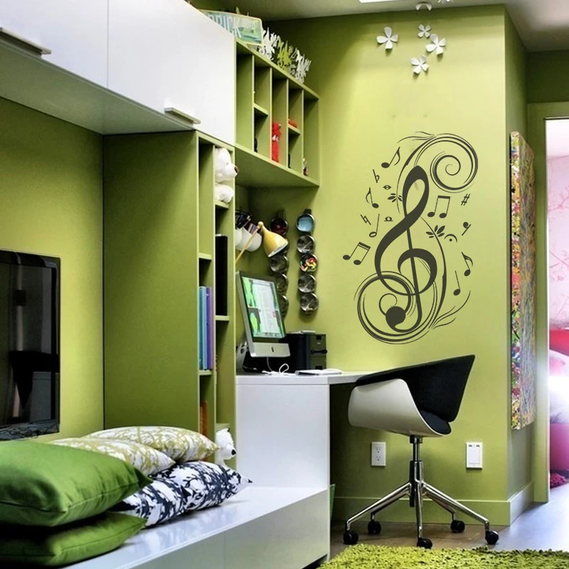 Notas de la música musical clave de sol diseño elegante interior ... Désign sol Diseño