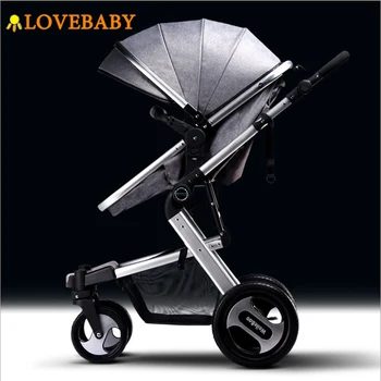 IIILOVEBABY Baby Stroller 2 in 1 Baby Carriage Lightweight Folding Carrying Belt Lying Seat Hot Mom Four Wheels Stroller Baby nugent l lying in wait
