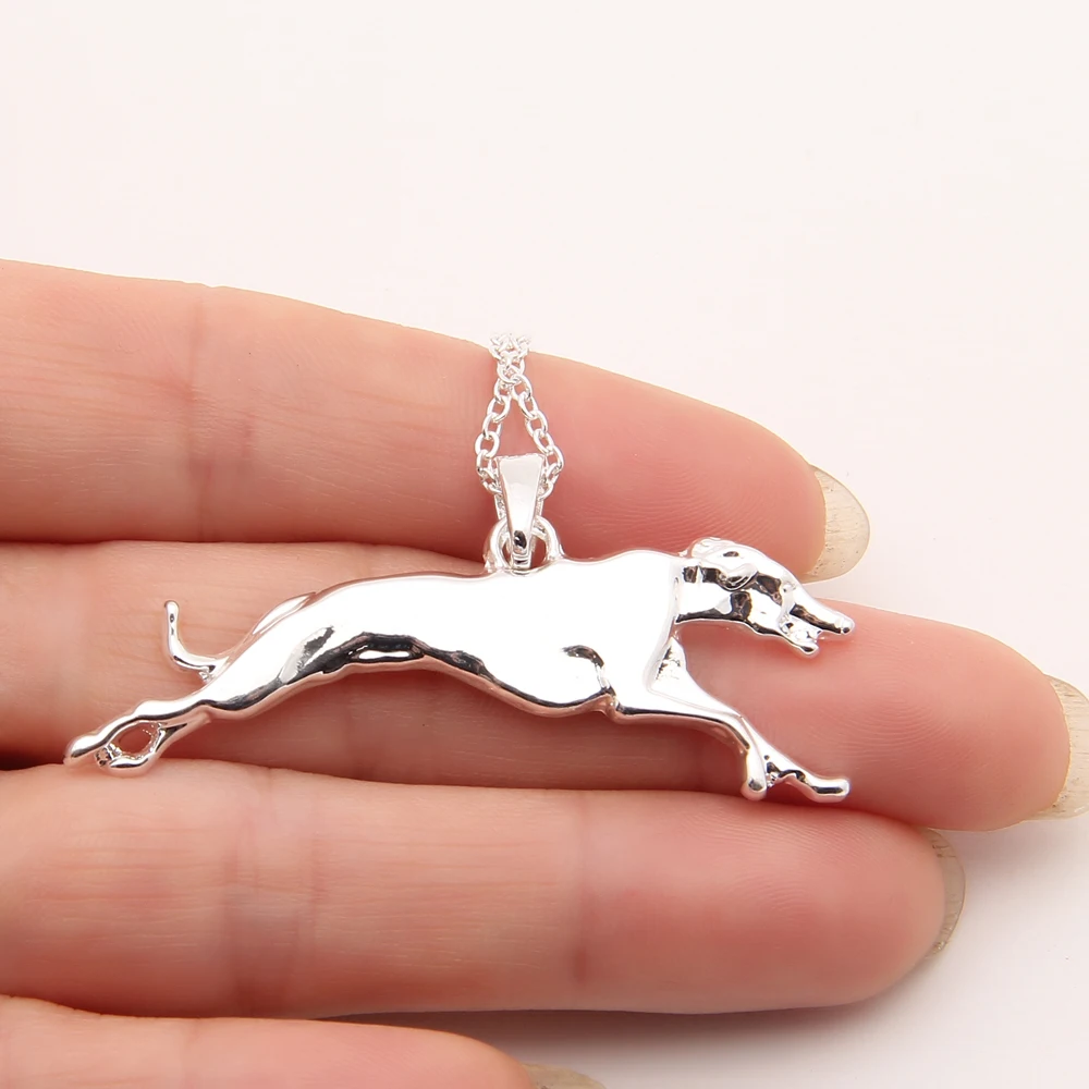 Greyhound My Angel with Wings Dog Lover Necklace Pendants Whippet Galgo