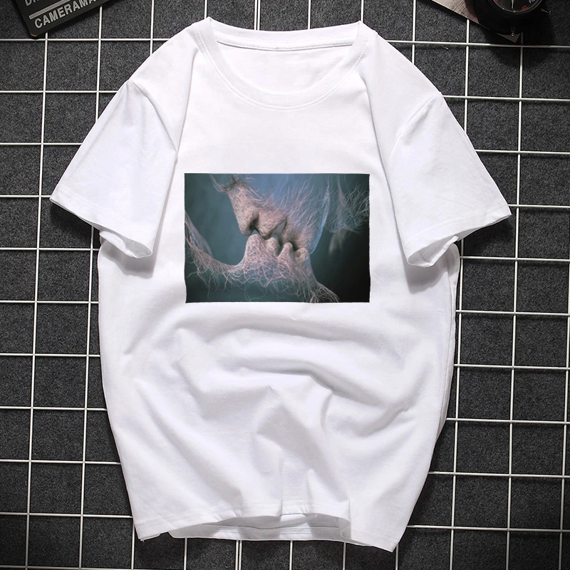 

Funny Love Kis Tshirt Women Cotton 2019 Harajuku Aesthetics Plus Size T Shirt Tumblr Short Sleeve Top Tee Female Streetwear