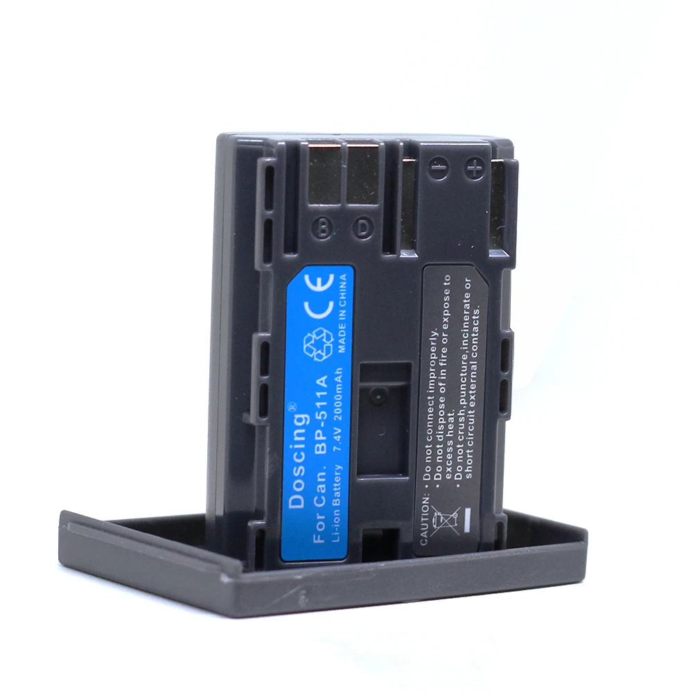 Аккумуляторные батареи BP-511A BP 511A 511 Аккумулятор для камеры Canon EOS 300D 10D 20D 30D 40D 50D D30 D60