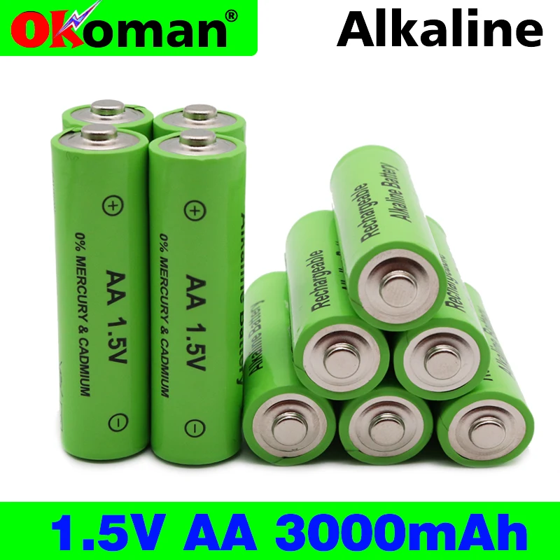 

12pcs 1.5V AA rechargeable battery AA battery 3800mah for torch toys MP3 player batteries replacement batteries free shipping