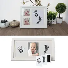 Oklady Baby Handprint отпечаток ноги нетоксичный новорожденный отпечаток руки Inkpad водяной знак Детские сувениры литье глиняные игрушки подарок