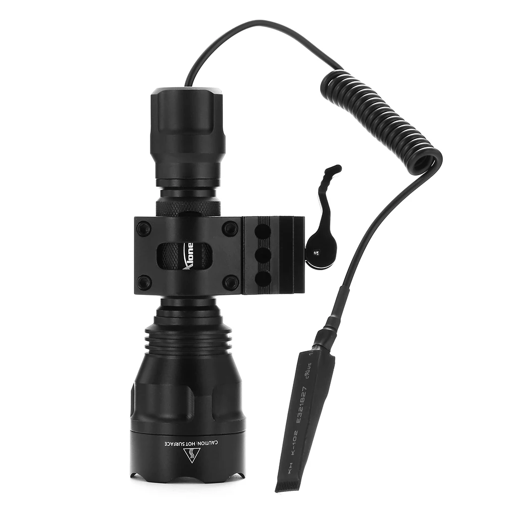 Светодиодный тактический фонарик AloneFire C8 CREE XM L L2 T6 фонарь наружный прицел для