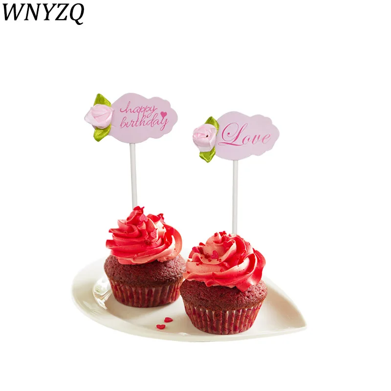 Download 3/6/9/12PCS Love Heart Clouds Shape Happy Birthday Cake ...