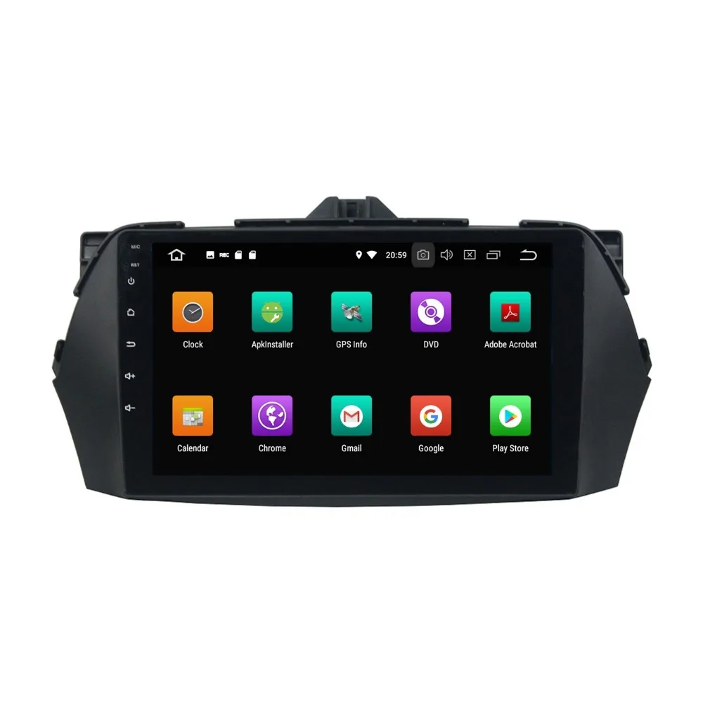 Best 1024*600 4GB+32GB  Octa Core 1 din 9" Android 8.0 Car Stereo Audio Radio for Suzuki CIAZ 2013-2017 GPS Bluetooth WIFI USB DVR 2