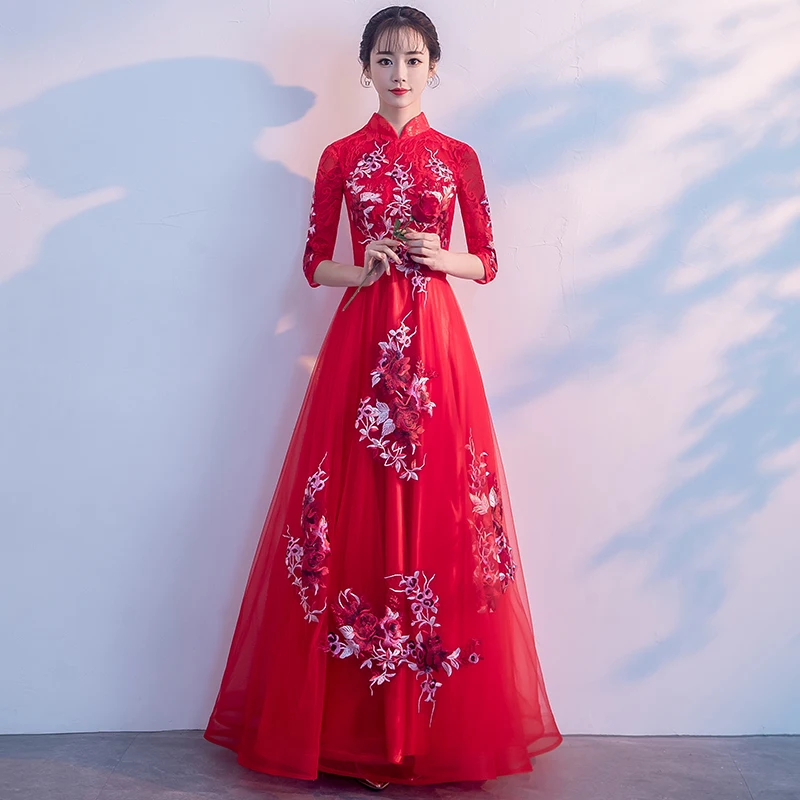 MOON MODA evening dresses long 2019 sleeve formal gowns women dresses blue long dress vestido longo vestidos de festa ball gown