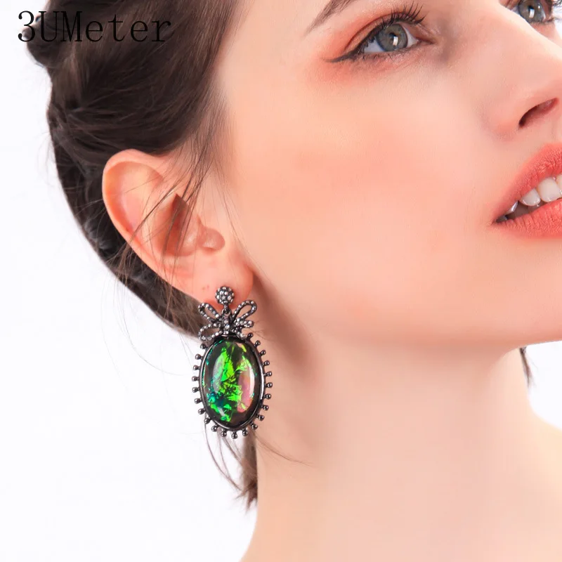 

3UMeter Light Luxury Bow Earrings for Women Pearl Rhinestone Earrings Simple Temperament Earrings Commuter Gift For Girlfriend