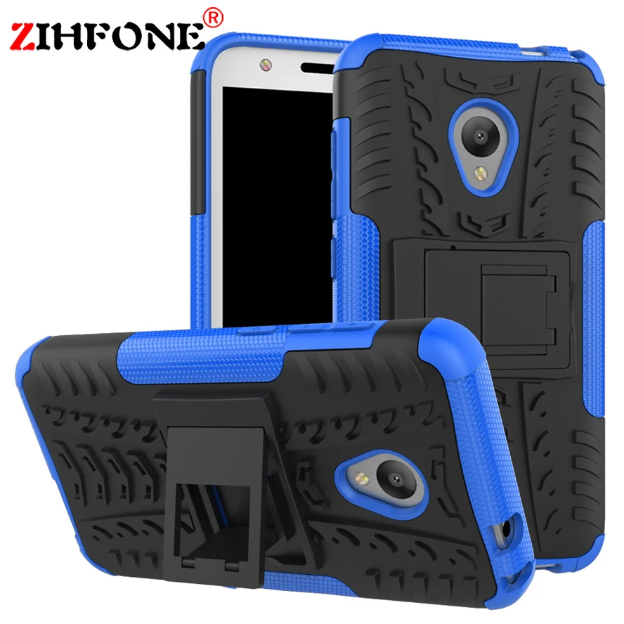 

Alcatel U5 Case 5.0inch TPU & PC Dual Armor with Stand Hard Silicone Cover For Alcatel U5 5047 5044D 5047Y Phone Case