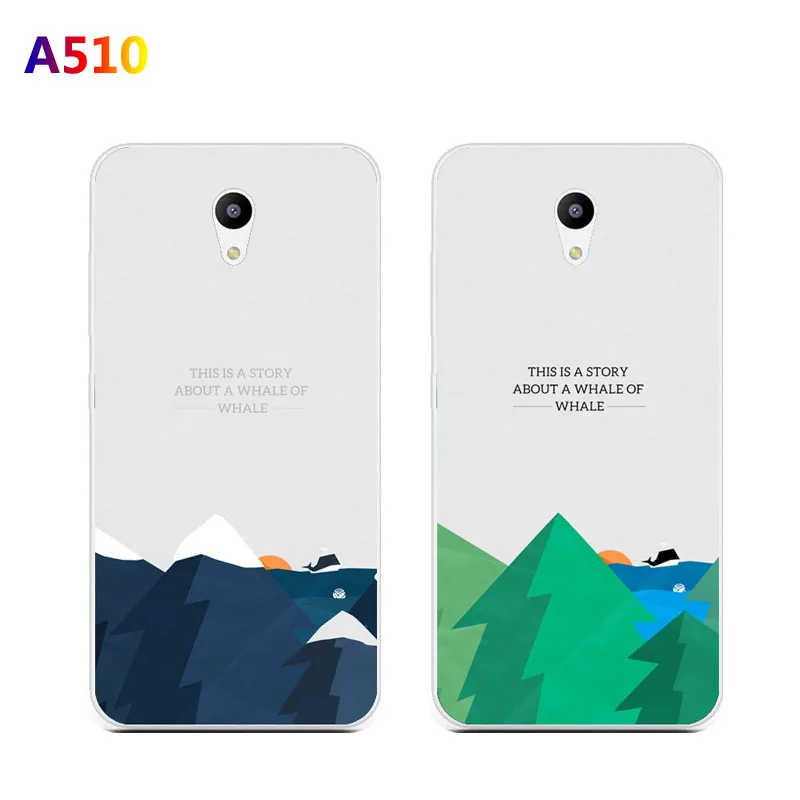 ZTE blade a510 Case Silicon landscape Painting Soft TPU Back Cover for ZTE blade a 510