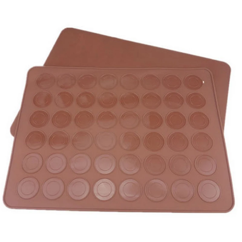 48-Holes-Silicone-Macarons-Macaroon-Pastry-Cake-Cookies-Muffin-Oven-Baking-Sheet-Mat-Mould-SQ263 (2)