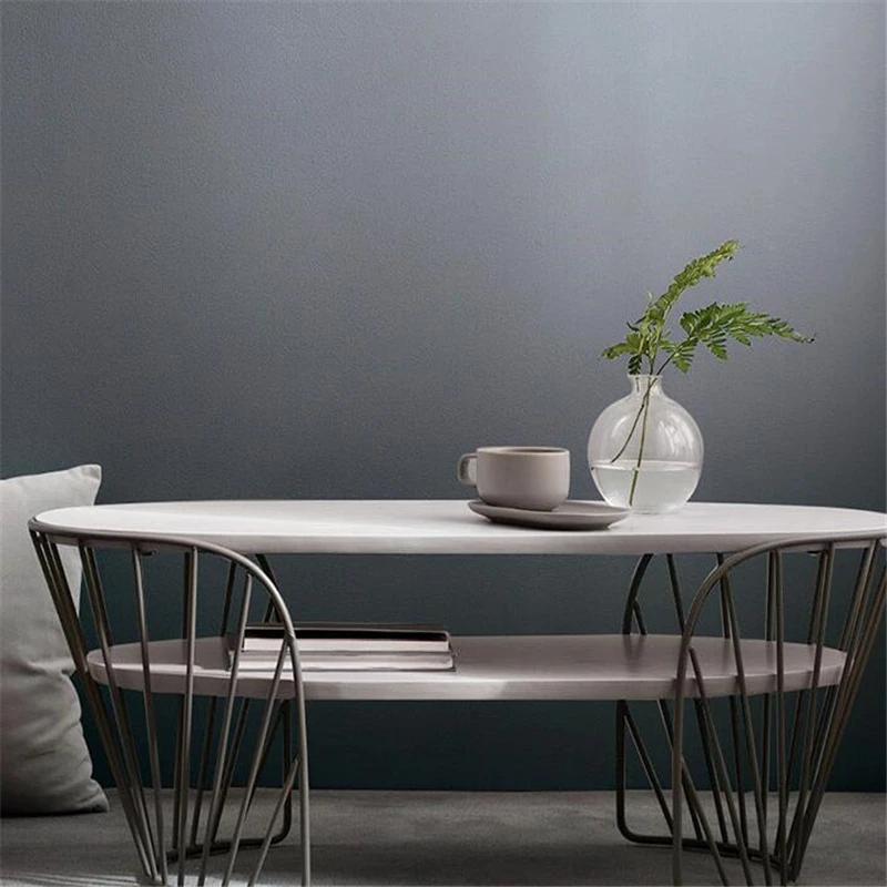

wellyu new обои Gray wallpaper self-adhesive living room bedroom dormitory warm powder modern minimalist non-woven ins wallpaper