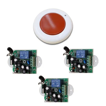 

AC85V 110V 120V 220V 250V 1CH Remote Switch Receiver Wall Transmitter Wireless Power Switch Radio Controlled Switch Relay315/433