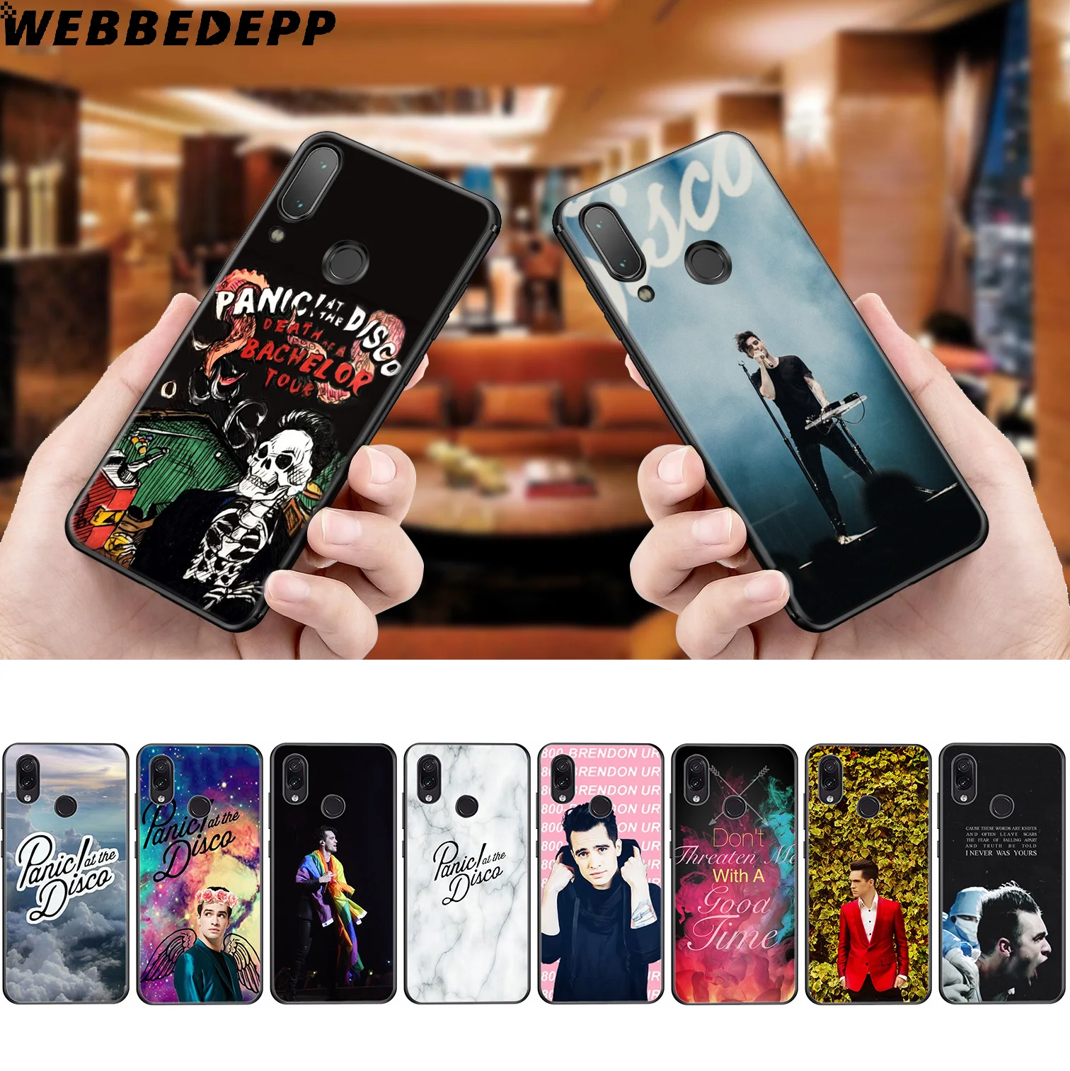 WEBBEDEPP Panic At The Disco Soft Case for Xiaomi Redmi K20 7A 4A 4X 5 5A 6 6A S2 Note 8 4 7 Pro Plus Prime |