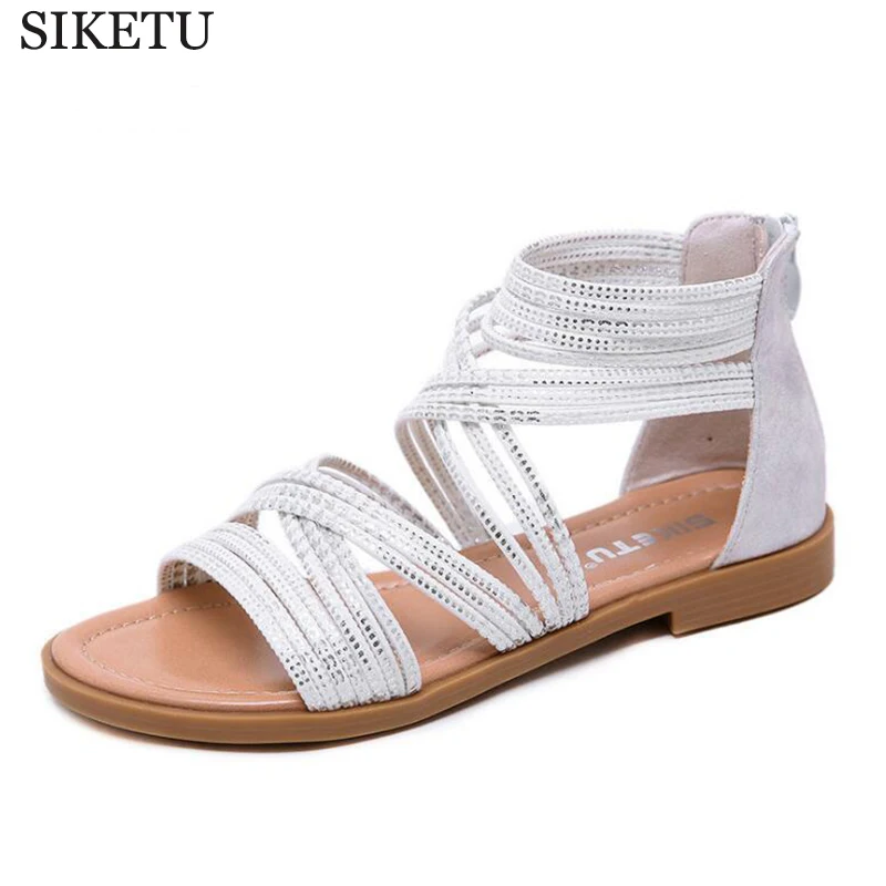 

Plus size Summer Sandals Women Rome Flip Flops Thong Sandals Designer Elastic Band Ladies Gladiator Sandal Shoes Zapatos Mujer c