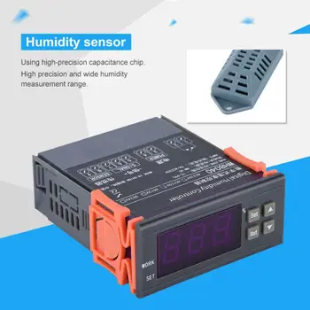 

10pcs Digital Air Humidity Control weather station WH8040 Measuring Range 1%~99% Temperature with control