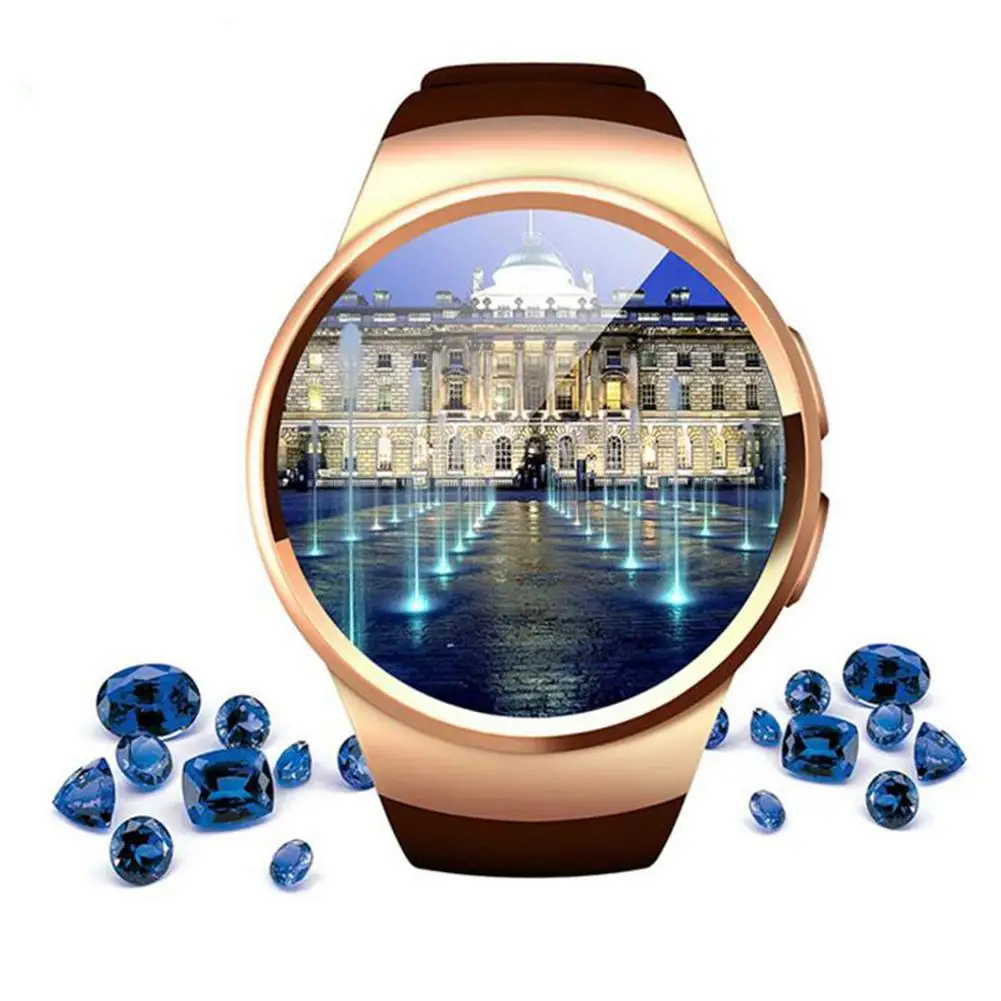 

KW18 Bluetooth smart watch full screen Support SIM TF Card Smartwatch Phone Heart Rate for apple gear s2 huawei xiaomi