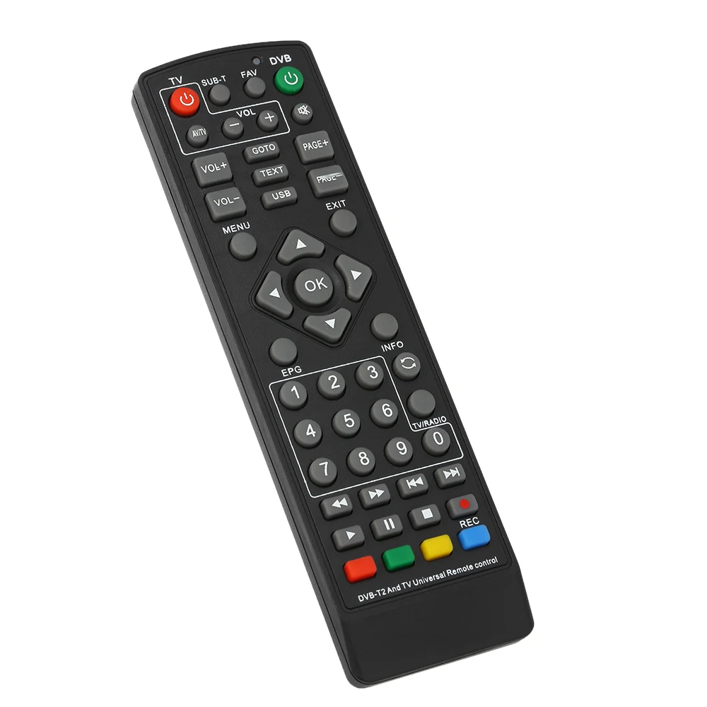 

Universal DVB-T2 Set-Top Box Remote Control Wireless Smart Television STB Controller Replacement for HDTV Smart TV Box