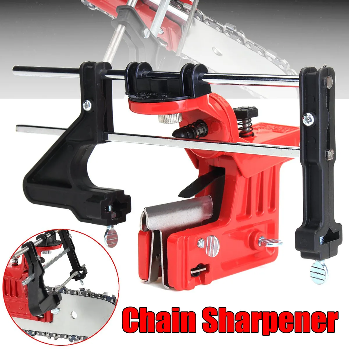 

1pcs Universal Pro Chainsaw Chain File & Guide Sharpener Grinding Guide for Garden Lawn Mower Chainsaw Sharpner Grinding Tools