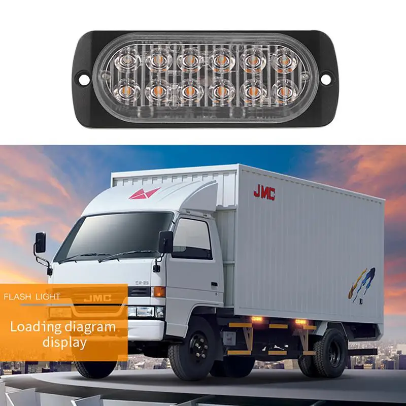 BEESCLOVER 12В 24В 36 Вт боковой стробоскоп маркер светильник 12LED автомобильный Грузовик