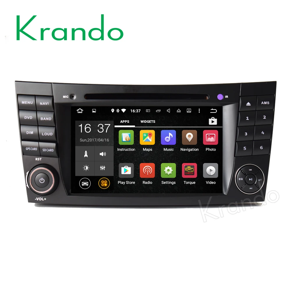 Krando 7 &quotAndroid 8 1 Автомобильная навигационная и мультимедийная система для Benz E class