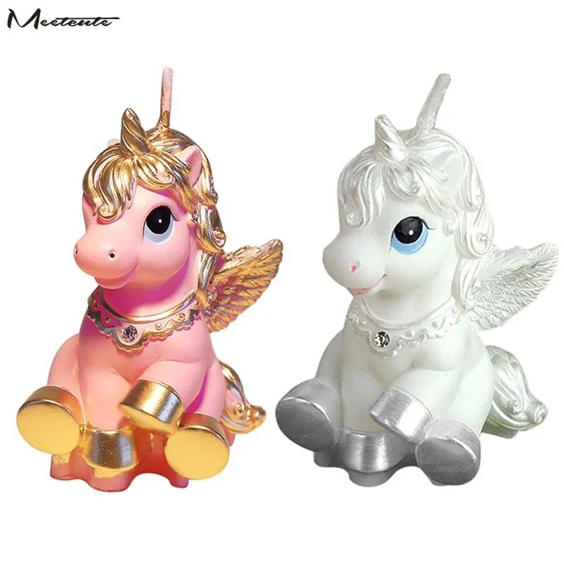 

Meetcute Candle Gift for Kids Happy Birthday Candle Party Cake Topper Art Candle for Weeding Party Home Decoration Candles
