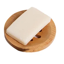 Сушилка для хранения бытовой столешницы легко чистится кухня круглой формы щелевые бамбуковое мыло поднос держатель аксессуары для ванной комнаты