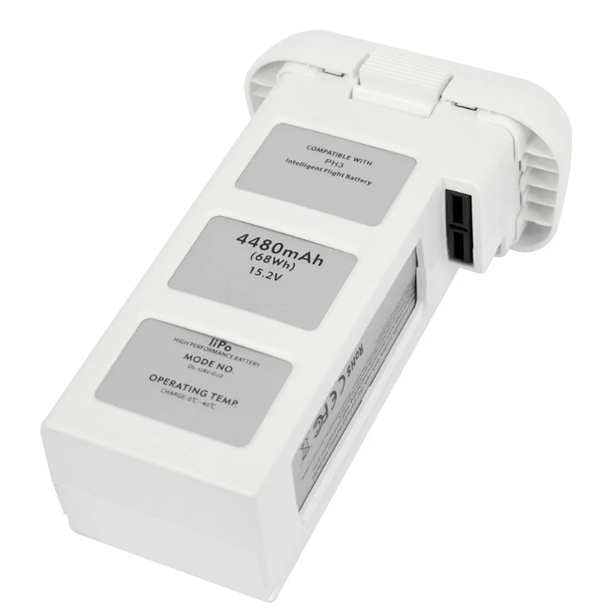 Для DJI Phantom 2 3 4480mAh 5200mAh аккумулятор для дрона s обновленная запасная батарея большой емкости Vision+ Квадрокоптер 66.6Wh 10C