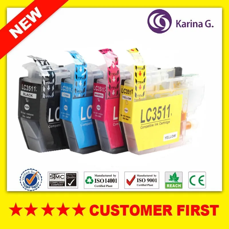 

Compatible for Brother LC3511 ink Cartridge suit for Brother MFC-J690DW MFC-J890DWW etc.