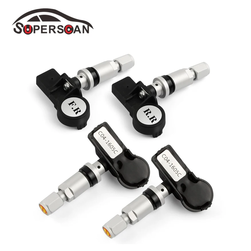 Wireless Tire Pressure Monitoring System For Android Car Player Bluetooth USB TPMS Auto Alarm System With