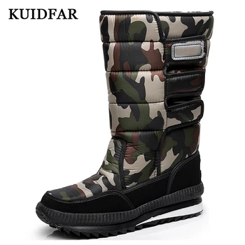 

2018 New Men Boots For Winter Warm Waterproof Safety Shoes Hunting Boots Thermal Work Shoes Snow Boots For Men Shoes Military