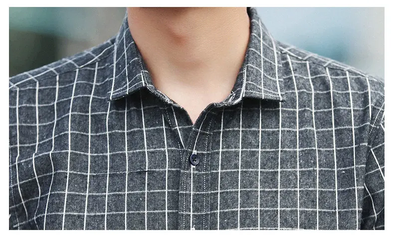 4Colors Plaid shirts men long sleeve casula 2017 autumn spring new cotton male shirts plus size M-4XL Muls Brand Clothing MS101-14