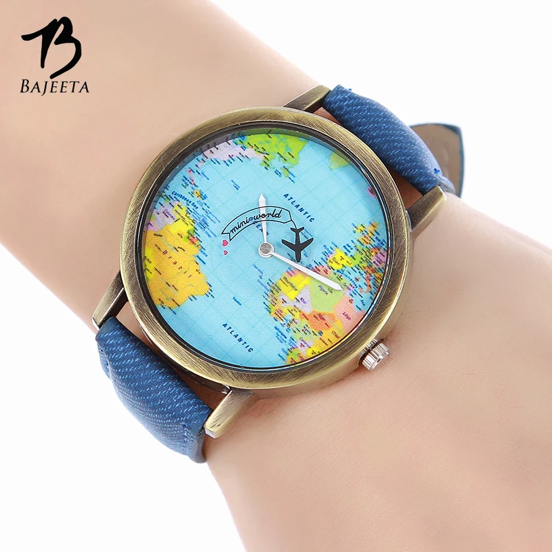 BAJEETA Vintage Leather Quartz Women font b Watch b font Fashion Casual Men Wrist font b