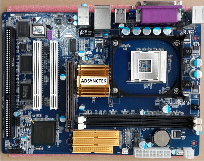 Новый оригинальный 845 845GV 845GL ISA материнская плата PGA478 2PCI VGA LPT слот фрезерный