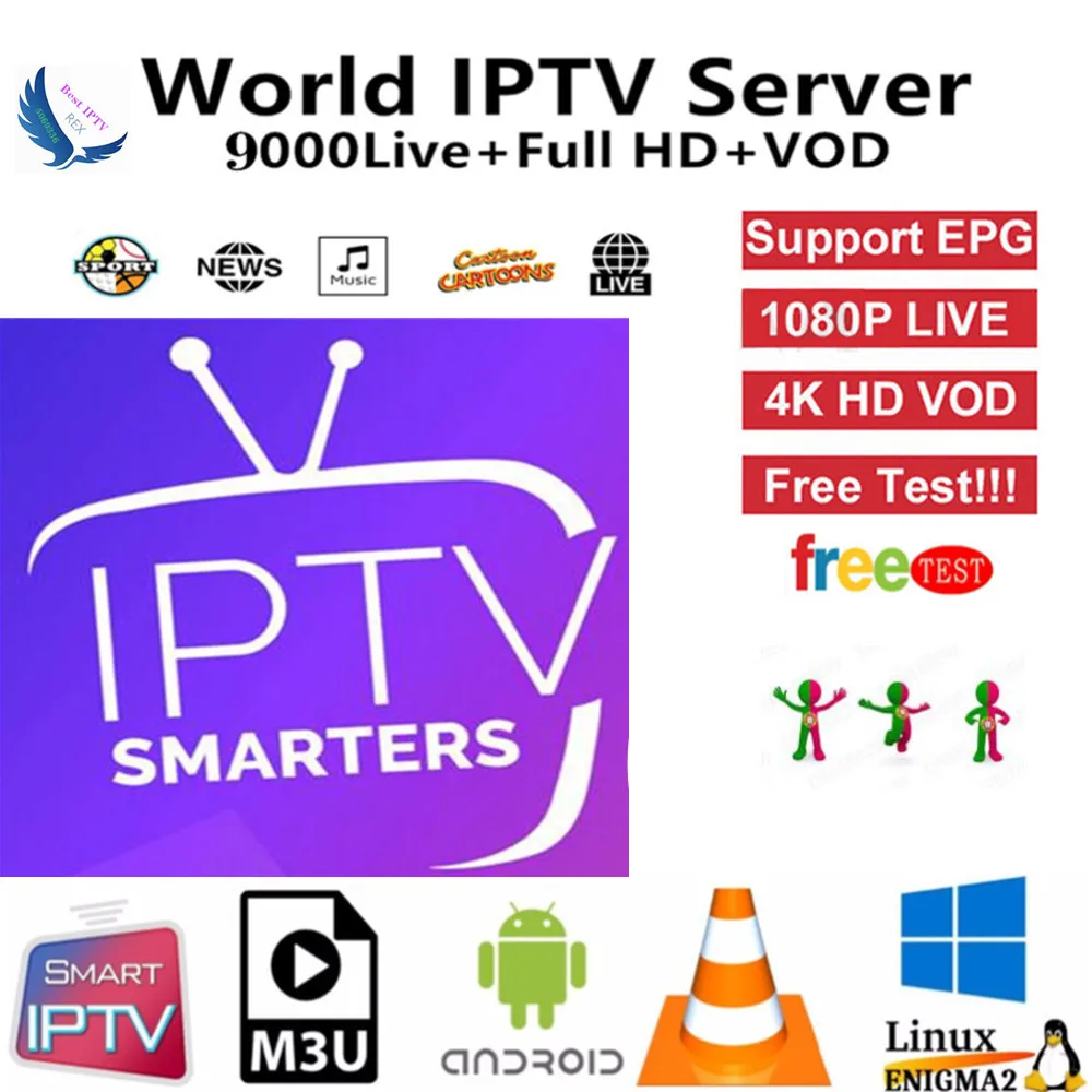 

IPTV Subscription Europe Germany Dutch UK Sweden French Poland Spain USA Arabic Indian Albania Australia android Smart IPTV m3u